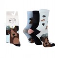 Wild Feet Ladies Crew Socks